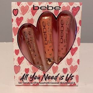 bebe 3pc Tinted Lip Oil Set